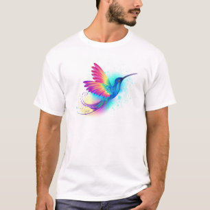 Camiseta Colibrí Arcoíris Exótico