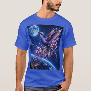 Camiseta Colibrí Celestial del Reino de la Luz de la Luna