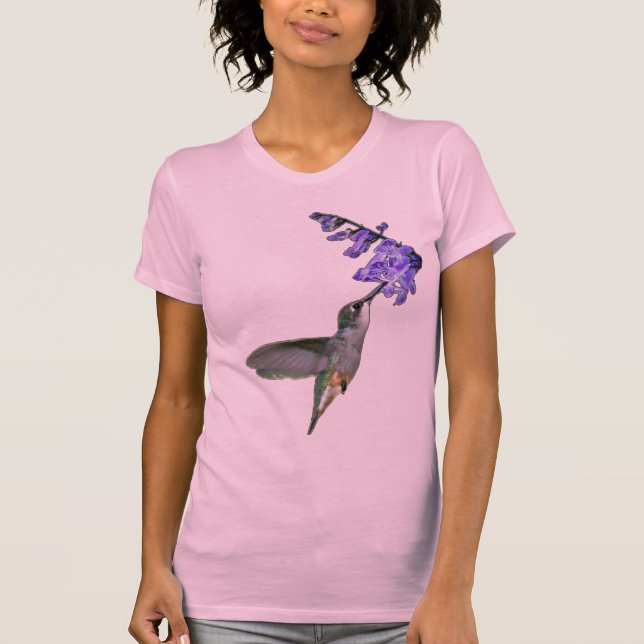 Camiseta Colibrí con Mona Lavender (Anverso)