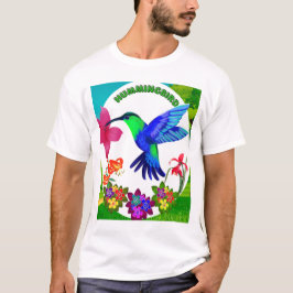 Camiseta Colibrí en medio de la belleza de la naturaleza, a