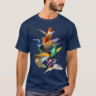 Camiseta Colibrí en vuelo Hummingbird Regalo amo a Humm