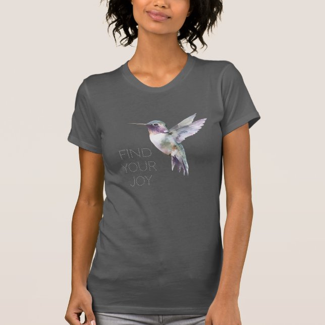 Camiseta Colibrí Find Joy (Anverso)