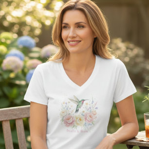 Camiseta Colibrí Floral – Regalo del Día de la Madre para e