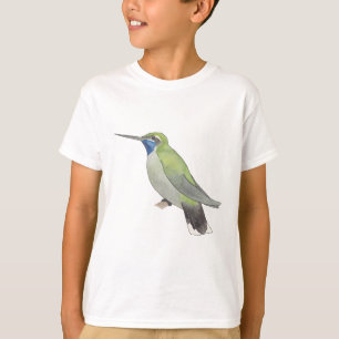 Camiseta Colibrí Gema de Montaña de Garganta Azul especie d