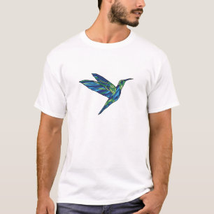 Camiseta Colibrí poligonal