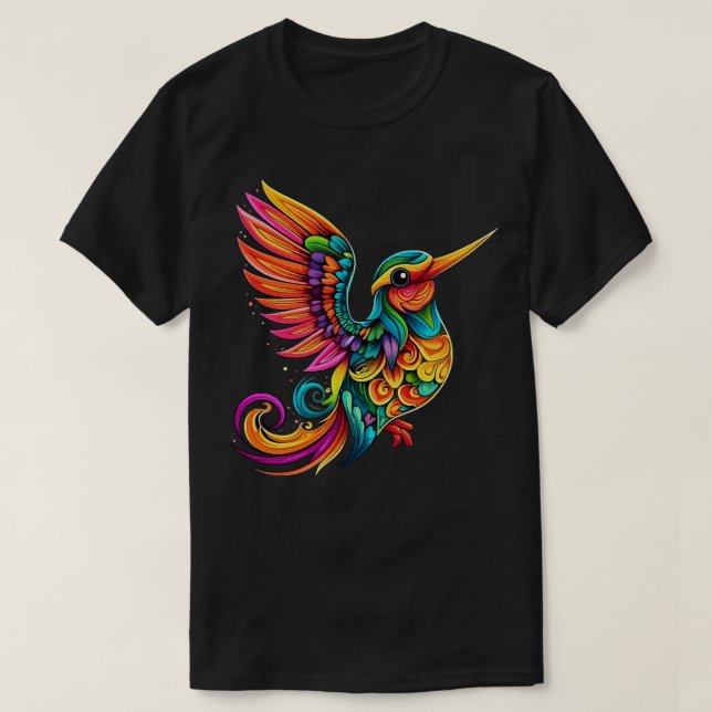 Camiseta Colibrí Sonriendo (Diseño del anverso)