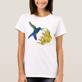 Camiseta colibrí Trago-atado