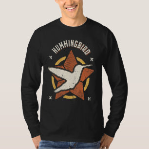 Camiseta Colibrí Vintage Retro Clásico Animal