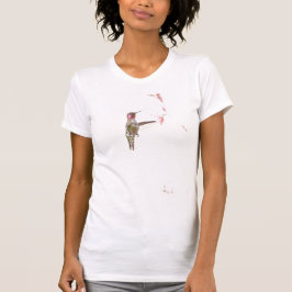 Camiseta Colibrí y flor soltera