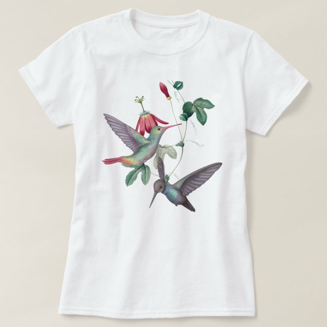 Camiseta Colibríes (Diseño del anverso)