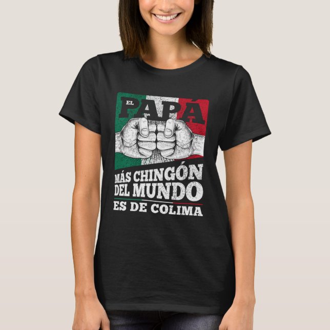 Camiseta Colima Mexico Dia del papá (Anverso)