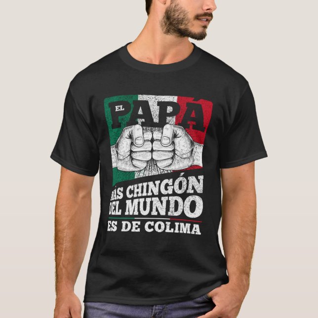 Camiseta Colima Mexico Dia del papá (Anverso)