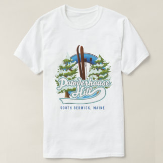 Camiseta colina powderhouse south berwick maine esquí logo