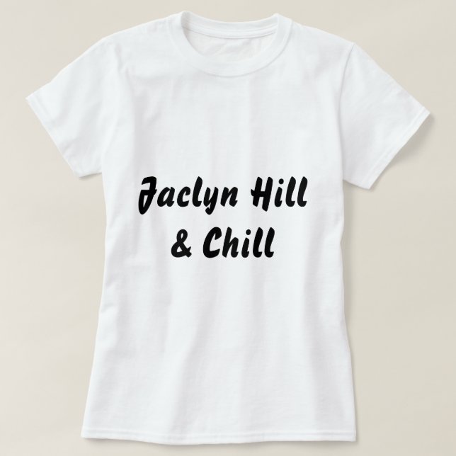 Camiseta Colina y frialdad de Jaclyn (Diseño del anverso)