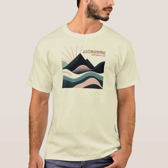 Camiseta Colinas coloreadas del Parque Provincial Algonquin (Anverso)