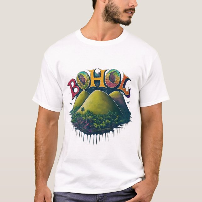 Camiseta Colinas de Chocolate de Bohol (Anverso)