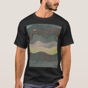 Camiseta Colinas Naturales: Patrón paisajístico