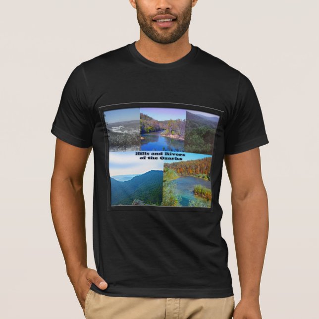 Camiseta Colinas y ríos de los Ozarks (Anverso)