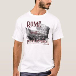 Camiseta Coliseo de Roma , histórico viaje romano
