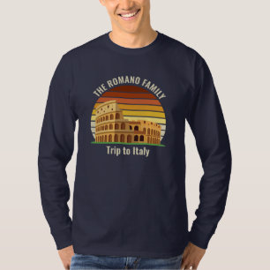 Camiseta Coliseo de Roma Italia Viaje Manga Larga Personali