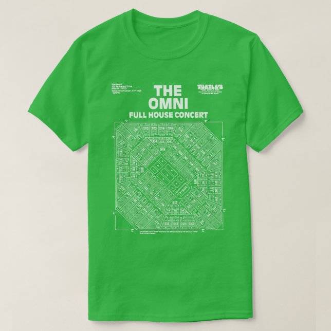 Camiseta Coliseo Omni en la tabla de asientos 2 TShir de At (Diseño del anverso)