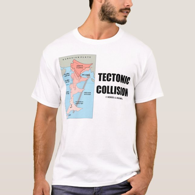 Camiseta Colisión tectónica (Himalaya) (Anverso)