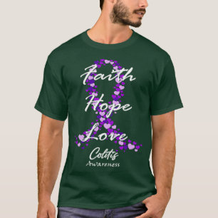 Camiseta Colitis Conciencia Fe Esperanza Amor La Esperanza 