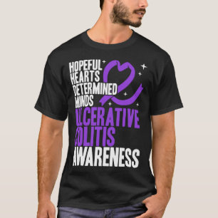 Camiseta Colitis ulcerativa de mentes determinadas por el c