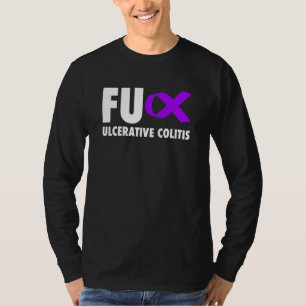 Camiseta Colitis Ulcerativa Fu Cinta Púrpura - Ulceración C