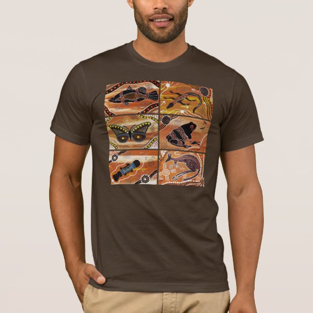 Camiseta Collage aborigen 1 (Anverso)