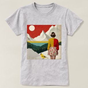 Camiseta Collage artístico vintage T-Shirt