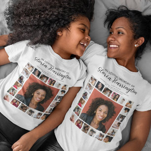 Camiseta Collage conmemorativo personalizado de 21 fotos