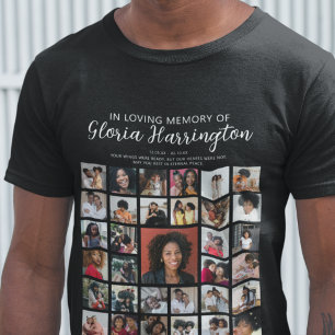 Camiseta Collage conmemorativo personalizado de 33 fotos