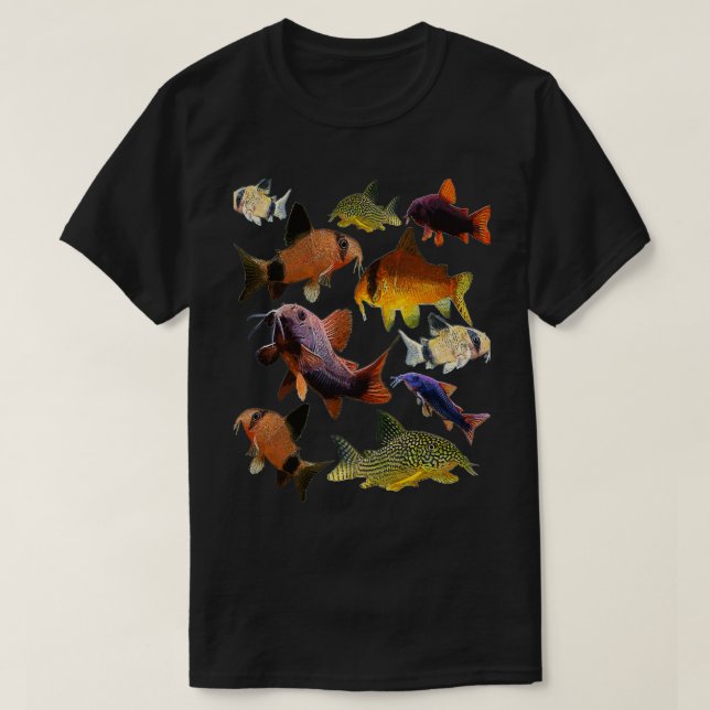 Camiseta Collage Corydoras (Diseño del anverso)