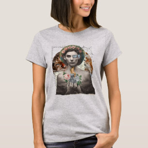 Camiseta Collage de belleza femenina T-Shirt