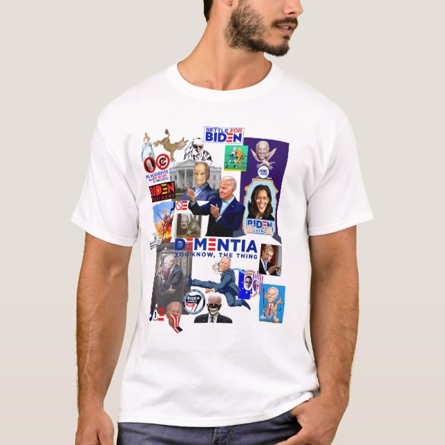 Camiseta Collage de Biden (Anverso)