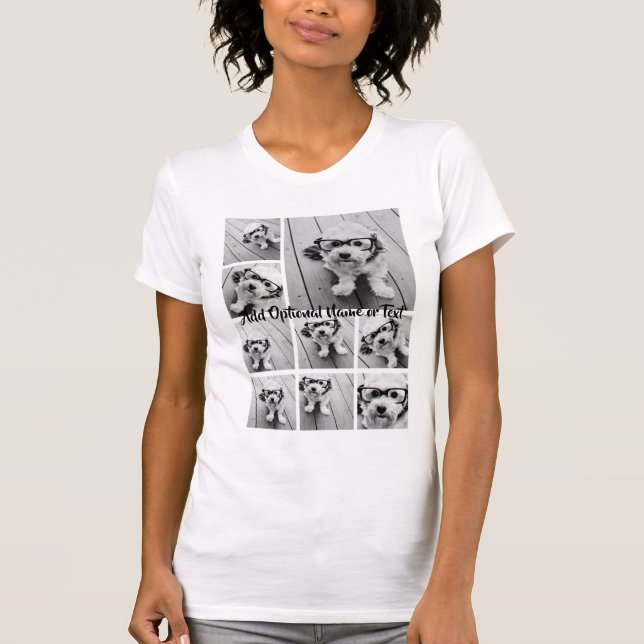 Camiseta Collage de Black 9 Photo Square - con escritura bl (Anverso)