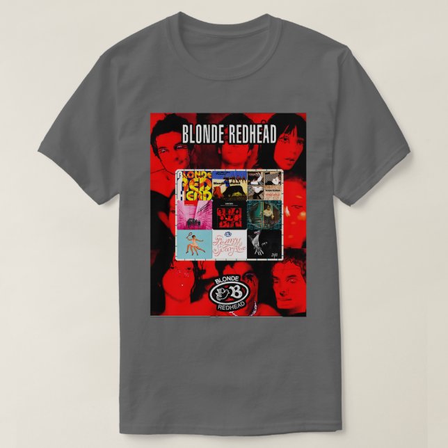 Camiseta Collage de Blonde Redhead (Diseño del anverso)