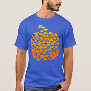 Camiseta Collage de bompkin de calabaza de Halloween de Bat