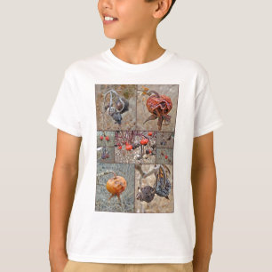 Camiseta Collage de cadera Rosa