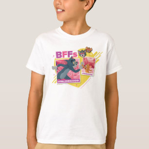 Camiseta Collage de Emoji fotográfica de Tom y Jerry BFF