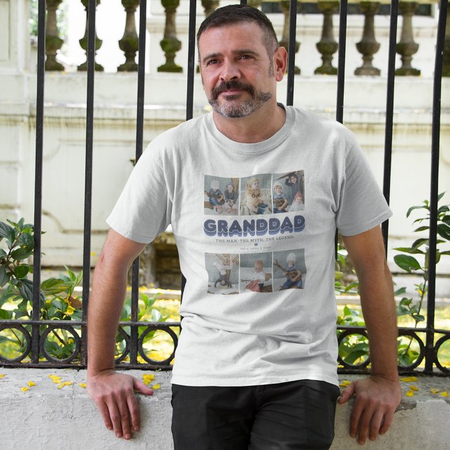 Camiseta Collage de fotos 6 de la leyenda del mito del homb (Subido por el creador)