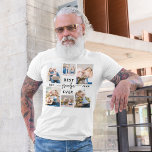 Camiseta Collage de fotos Abuelo Abuelo Abuelo Abuelos<br><div class="desc">Celebra el amor del abuelo con la camiseta del "Abuelo abuelo Collage de fotos". Este tee personalizado presenta un collage de fotos atesoradas que capturan momentos especiales con sus nietos. Está construido con una tela suave y duradera y ofrece confort y estilo. El diseño personalizado y la impresión vibrante hacen...</div>