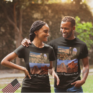 Camiseta Collage de fotos Arches National Park Sandstone Ac