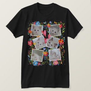 Camiseta Collage de fotos de amor gitano creativo y adorabl