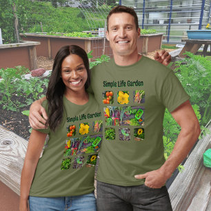 Camiseta Collage de Fotos de Huerta Comunitaria