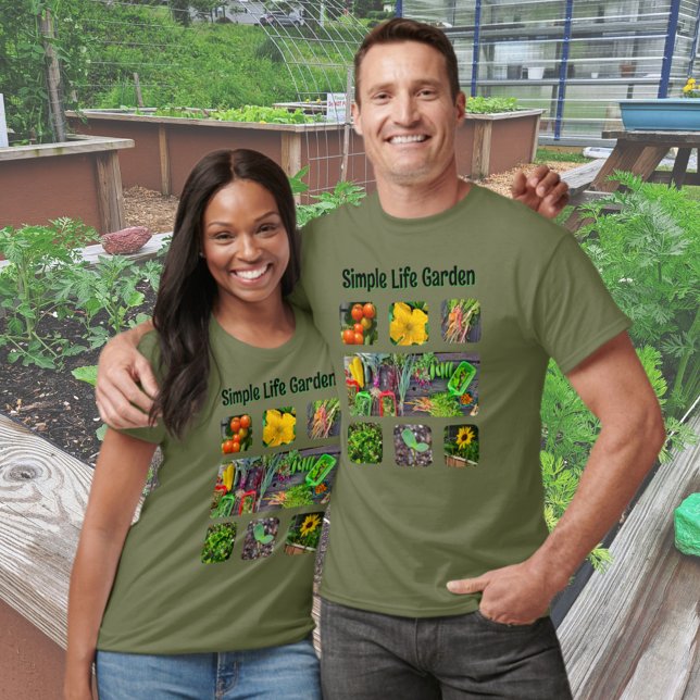 Camiseta Collage de Fotos de Huerta Comunitaria (Subido por el creador)