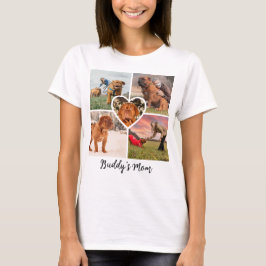 Camiseta Collage de fotos de Mascota Personalizado Perro mo