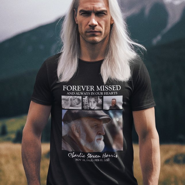 Camiseta Collage de fotos de recuerdo | Para siempre en nue (Subido por el creador)