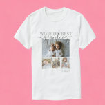 Camiseta Collage de fotos de texto y foto personalizado<br><div class="desc">Haz una camiseta personalizada de Ricaso - agrega tus propias fotos y texto - regalos de keepsake de collage de fotos. Ideal para cualquiera,  cambia el texto para que se ajuste a tus necesidades. La mejor abuela del mundo</div>